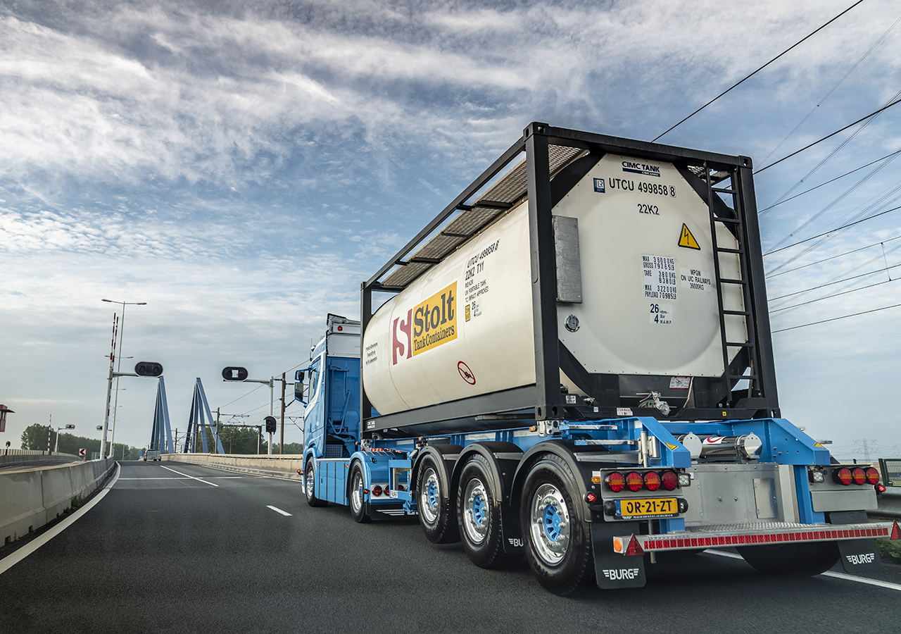 Tank Container Truck
